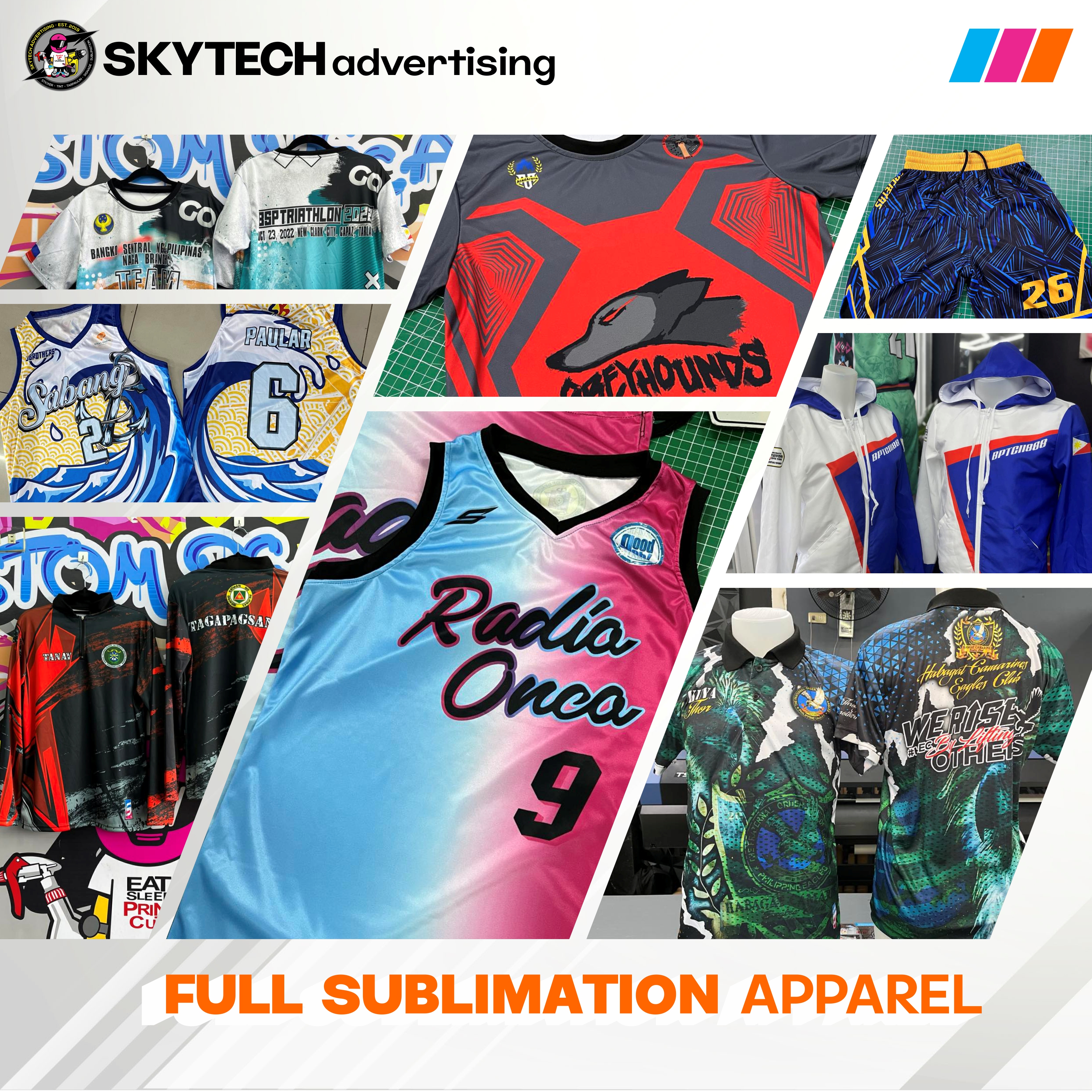 Full sublimation showcase